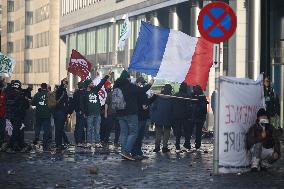 Farmers Protest Ahead Of EU Summit - Brussels