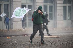 Farmers Protest Ahead Of EU Summit - Brussels