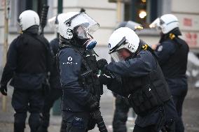 Farmers Protest Ahead Of EU Summit - Brussels