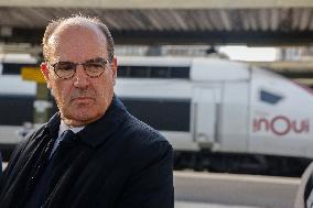 Visit of the Minister of Transport and the President of the SNCF at the Gare de Lyon - Paris