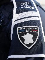 SNCF Illustration de la Police Ferroviaire a la Gare de Lyon