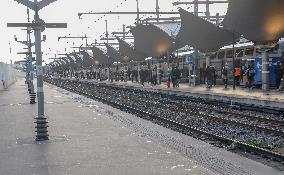 SNCF Illustration de la Police Ferroviaire a la Gare de Lyon