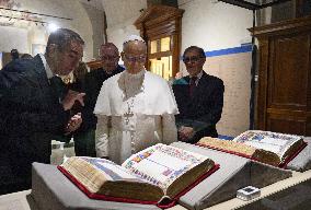 Pope Leo XIV Visits Italian Senate - Rome