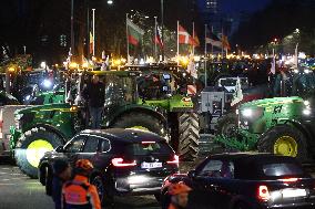 Farmers Protest Ahead Of EU Summit - Brussels