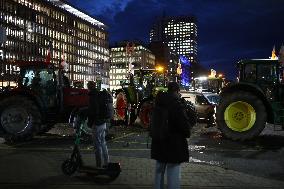 Farmers Protest Ahead Of EU Summit - Brussels