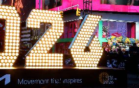 2026 Numeral Arrival in Times Square