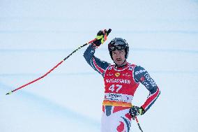 Adrien Theaux and Nils Allegre at Audi FIS Ski World Cup - Men's Downhill