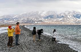 Winter Scenery At Sayram Lake - Xinjiang