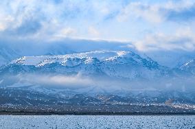 Winter Scenery At Sayram Lake - Xinjiang