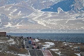 Winter Scenery At Sayram Lake - Xinjiang