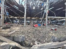 Damage to Civilian Buildings Near Border - Banteay Meanchey