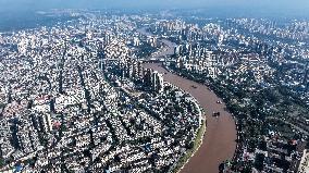 Construction of Pinglu Canal In Qinzhou - China