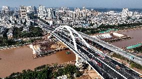 Construction of Pinglu Canal In Qinzhou - China