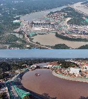 Construction of Pinglu Canal In Qinzhou - China