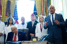 Trump Marijuana Executive Order Signing