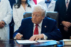 Trump Marijuana Executive Order Signing