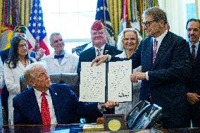 Trump Marijuana Executive Order Signing