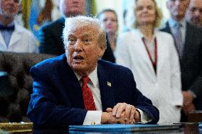 Trump Marijuana Executive Order Signing