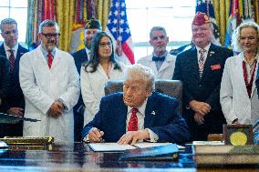 Trump Marijuana Executive Order Signing