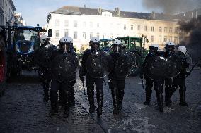 Farmers protest to denounce the reforms of the Common Agricultural Policy - Brussels