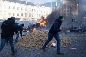 Farmers protest to denounce the reforms of the Common Agricultural Policy - Brussels