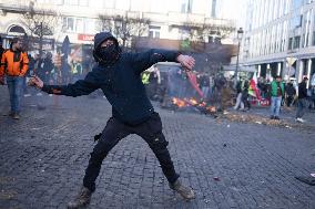 Farmers protest to denounce the reforms of the Common Agricultural Policy - Brussels