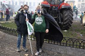 Farmers protest to denounce the reforms of the Common Agricultural Policy - Brussels