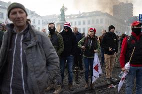 Farmers protest to denounce the reforms of the Common Agricultural Policy - Brussels