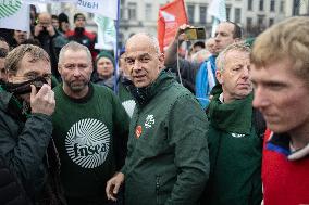 Farmers protest to denounce the reforms of the Common Agricultural Policy - Brussels