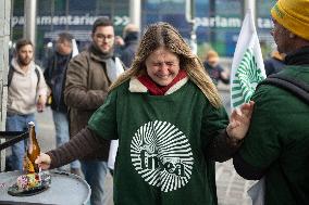 Farmers protest to denounce the reforms of the Common Agricultural Policy - Brussels
