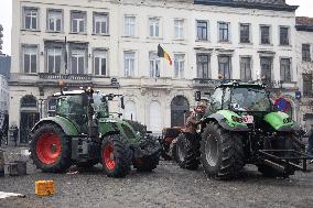 Farmers protest to denounce the reforms of the Common Agricultural Policy - Brussels