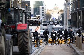 Farmers protest to denounce the reforms of the Common Agricultural Policy - Brussels