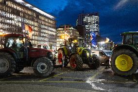 Farmers protest to denounce the reforms of the Common Agricultural Policy - Brussels
