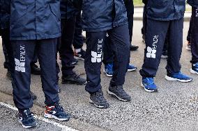 Jean-Pierre Farandou Visits To EPIDE - Margny-les-Compiegne