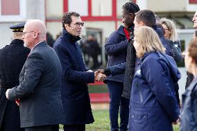 Jean-Pierre Farandou Visits To EPIDE - Margny-les-Compiegne