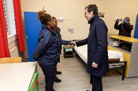 Jean-Pierre Farandou Visits To EPIDE - Margny-les-Compiegne