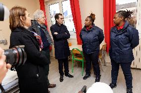 Jean-Pierre Farandou Visits To EPIDE - Margny-les-Compiegne