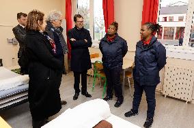 Jean-Pierre Farandou Visits To EPIDE - Margny-les-Compiegne
