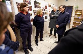 Jean-Pierre Farandou Visits To EPIDE - Margny-les-Compiegne