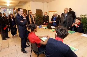 Jean-Pierre Farandou Visits To EPIDE - Margny-les-Compiegne