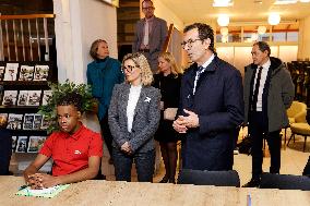 Jean-Pierre Farandou Visits To EPIDE - Margny-les-Compiegne