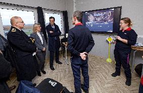 Jean-Pierre Farandou Visits To EPIDE - Margny-les-Compiegne