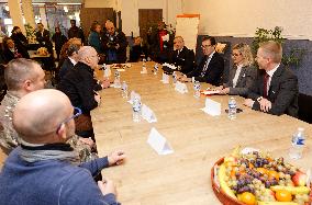 Jean-Pierre Farandou Visits To EPIDE - Margny-les-Compiegne