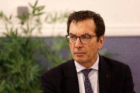 Jean-Pierre Farandou Visits To EPIDE - Margny-les-Compiegne