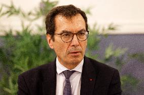 Jean-Pierre Farandou Visits To EPIDE - Margny-les-Compiegne