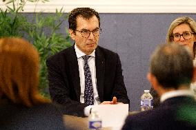 Jean-Pierre Farandou Visits To EPIDE - Margny-les-Compiegne