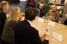 Jean-Pierre Farandou Visits To EPIDE - Margny-les-Compiegne