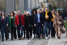 Emmanuel Gregoire Rally Of The Left-Wing Coalition - Paris