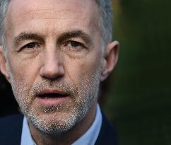 Emmanuel Gregoire Rally Of The Left-Wing Coalition - Paris