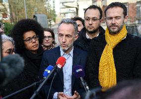 Emmanuel Gregoire Rally Of The Left-Wing Coalition - Paris